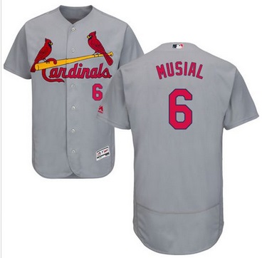 St.Louis Cardinals #6 Stan Musial Gray 2016 Flexbase Collection Stitched Baseball Jersey DingZhi,We sell and wholesale St.Louis Cardinals #6 Stan Musial Gray 2016 Flexbase Collection Stitched Baseball Jersey DingZhi on line form chian!